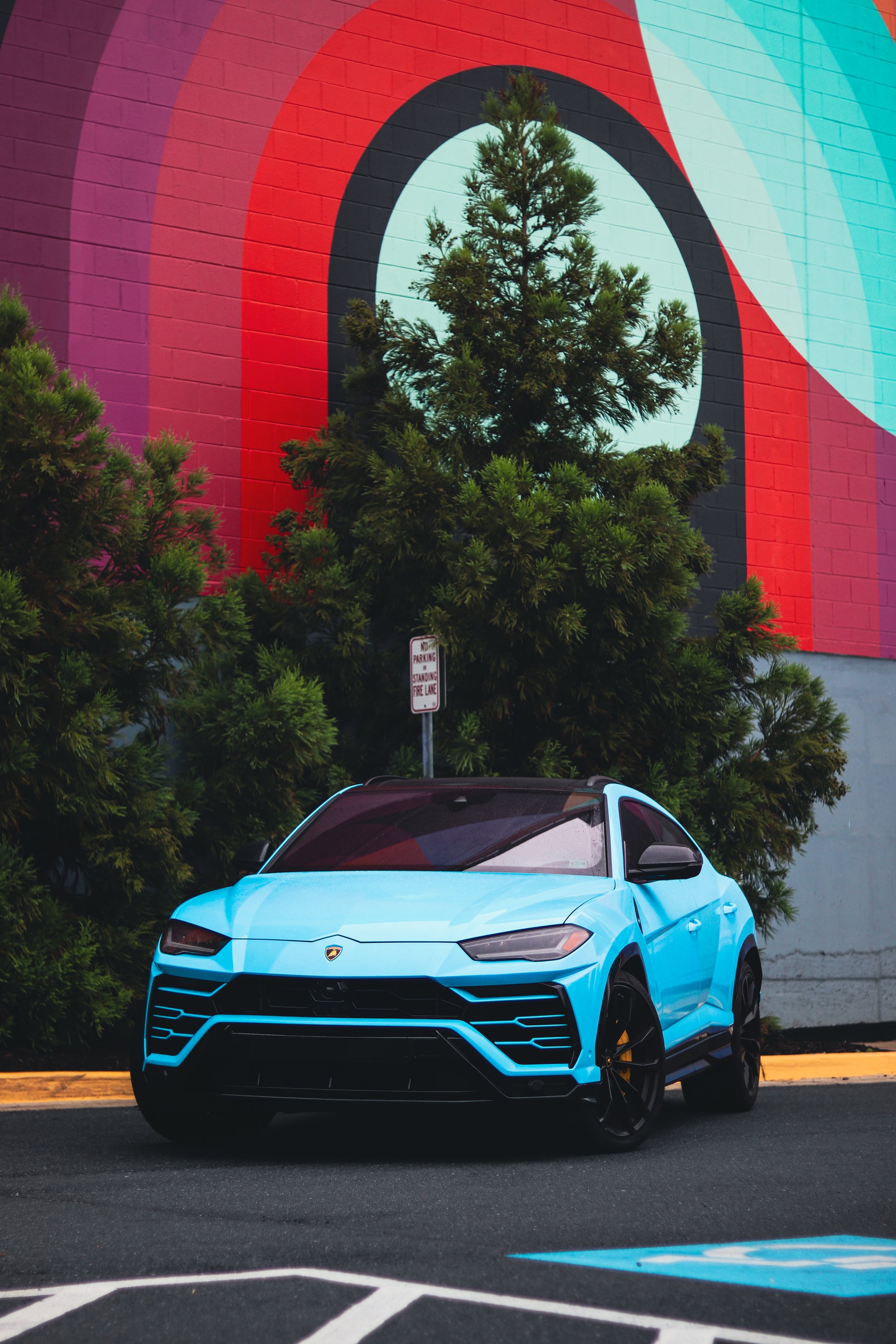 Lamborghini Urus Baby Blue (w/ Starlights)