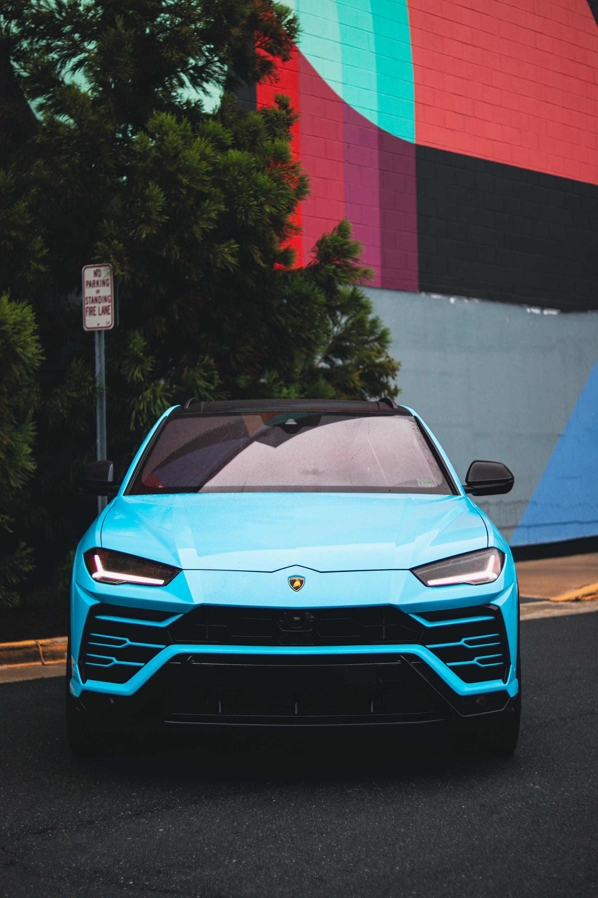Lamborghini Urus Baby Blue (w/ Starlights)