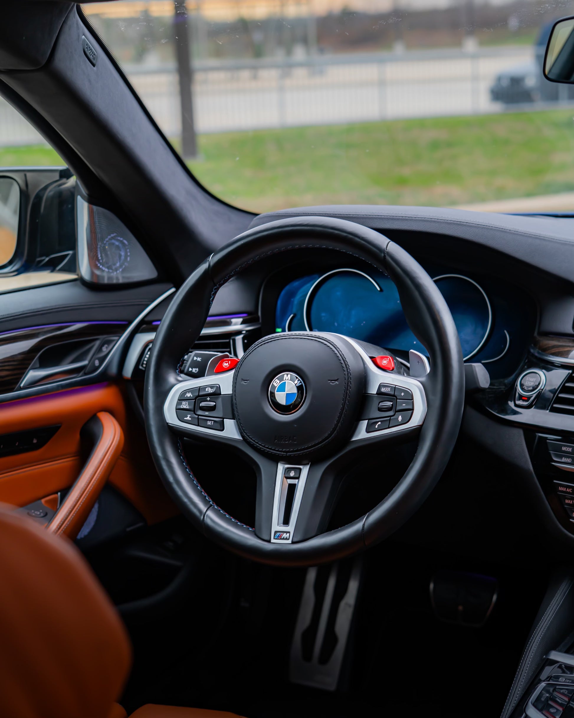 BMW M5 Competition Marina Blue/ Peanut Butter Interior