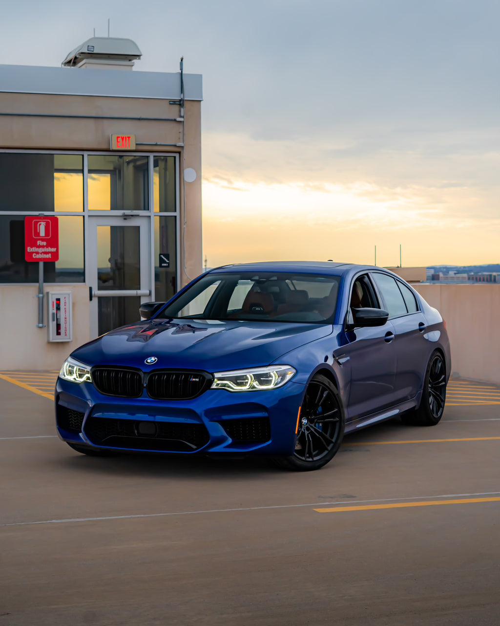 BMW M5 Competition Marina Blue/ Peanut Butter Interior